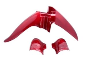 Cup100 Ön Çamurluk Seti Koyu Kırmızı